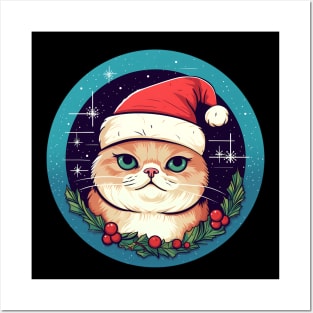 Exotic Shorthair Cat Xmas, Love Cats Posters and Art